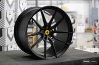Vossen x Novitec NF9 21x9 - 5x114.3 BP - ET39 - Satin Black Ferrari 458/Portofino/Roma Front Wheel