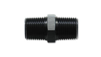 Vibrant 3/8in NPT x 3/8in NPT Straight Union Pipe Adapter Fitting - Aluminum