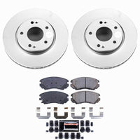Power Stop 10-11 Kia Soul Front Z23 Coated Brake Kit