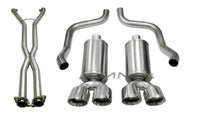 Corsa 09-13 Chevrolet Corvette (C6) 2.5in Xtreme Cat-Back Exhaust - 3.5in Twin Tips