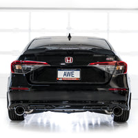 AWE Tuning 22+ Honda Civic Si/Acura Integra Track Edition Cat-Back Exhaust - Dual Chrome Silver Tips