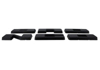 Ford Racing 2021+ Bronco Grille Lettering Overlay Kit - Black