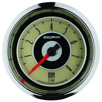 Autometer Cruiser In-Dash Tachometer 3 3/8in 8k RPM Gauge
