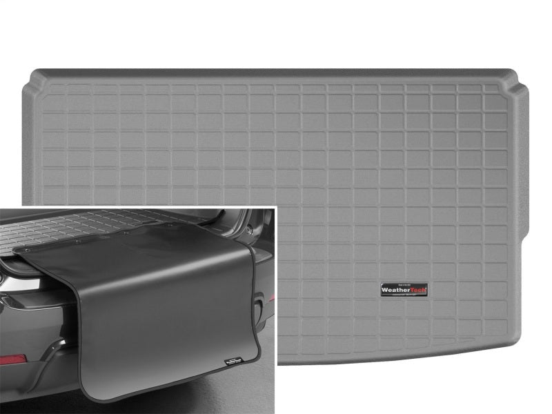 WeatherTech 2018+ Ford Expedition Max Cargo Liners w/ Bumper Protector - Grey