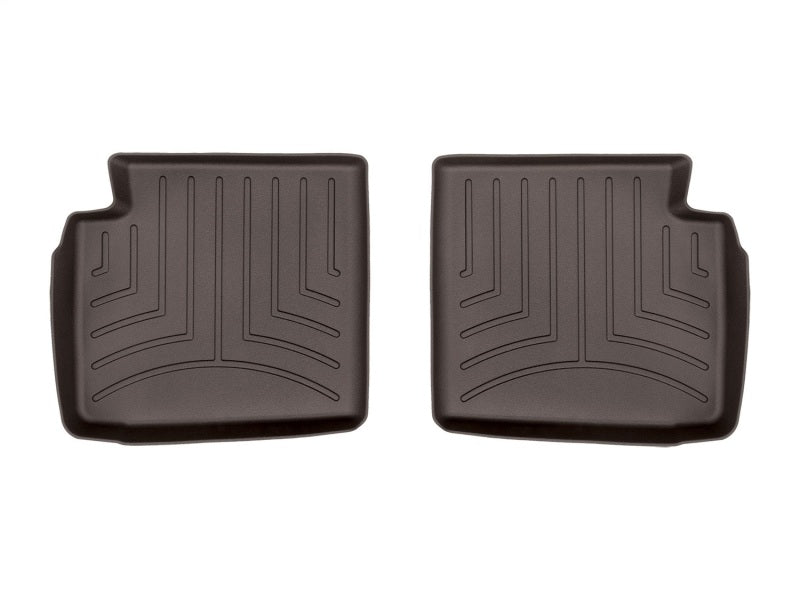 WeatherTech 14-19 Fiat 500 Rear FloorLiner - Cocoa