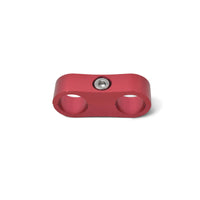 Russell Hose Separator For -6 Braided Red Anodize (2 Pack)