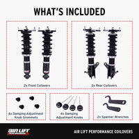 Air Lift Performance 89-00 Lexus LS400 Coilover Kit