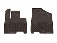 WeatherTech 22-26 Kia Carnival 1st Row Front All-Weather Floor Mats - Cocoa