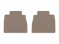 WeatherTech 20-25 Mercedes-Benz AMG GLS 63 SUV 2nd Row Rear All-Weather Floor Mats - Tan