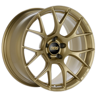 BBS RE-V7 18x9 5x114.3 ET35 Gold Wheel -82mm PFS/Clip Required