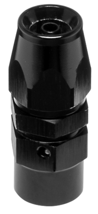 Vibrant -3AN Straight High Flow Hose End Fitting for PTFE Lined Flex Hose - Aluminum