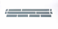 Putco 07-13 Chevy Silv Reg Cab 8ft Long Box - 6in Wide - 12pcs Black Platinum Rocker Panels