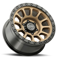 ICON Hulse 18x9 / 6x5.5 / 25mm / 6in BS Satin Bronze w/ Gloss Black Lip