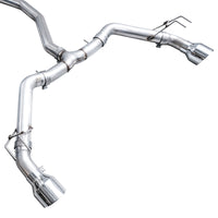 AWE Tuning 22+ Honda Civic Si/Acura Integra Track Edition Cat-Back Exhaust - Dual Chrome Silver Tips