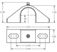 Hotchkis 1-1/4in Heavy Duty Billet Sway Bar Bushing Brackets