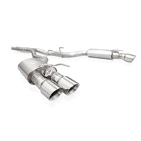 Stainless Works 2024 Mustang GT Catback Quad Tips Legend Sound X-Pipe Factory Connect Exhaust