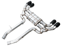 AWE Tuning 20-25 BMW X3 M/M Comp (F97) AWD SwitchPath Axle-Back Exhaust - Diamond Black Tips