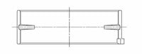 ACL Nissan SR20DE/DET (2.0L) 0.25 Oversized High Performance Main Bearing Set - CT-1 Coated