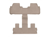 WeatherTech 2014+ Toyota Highlander Rear FloorLiner (2nd Row Buckets) - Tan