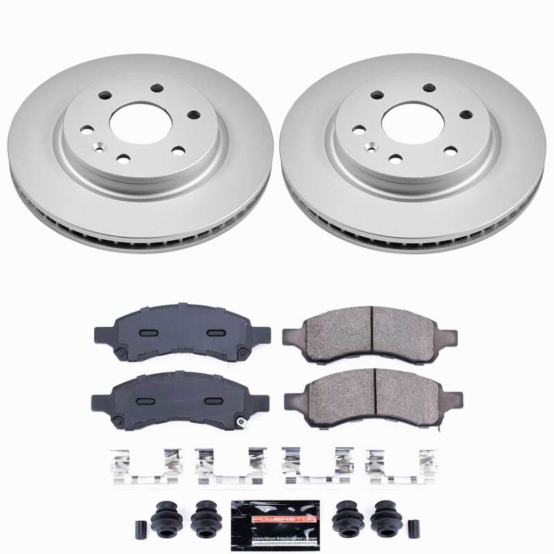 Power Stop 08-17 Buick Enclave Front Z23 Coated Brake Kit