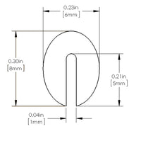 aFe Magnum FORCE Replacement Edge Trim Kit 1/16 IN X 36 IN L