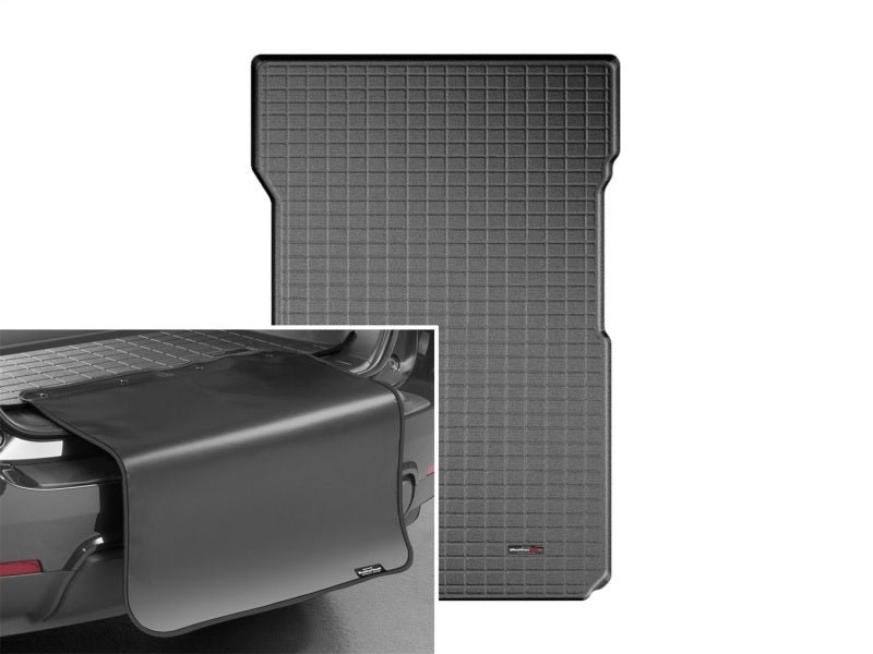 WeatherTech 14-17 Ford Transit Connect (Behind 2nd Row) Cargo Liner w/ Bumper Protector - Black