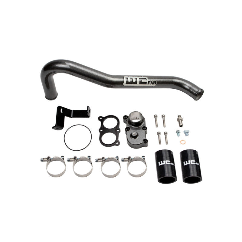 Wehrli 06-10 GM Duramax LBZ/LMM Thermostat Housing Kit - Bengal Silver