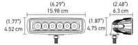 Hella Value Fit Mini 6in LED Light Bar - Spot