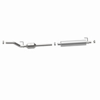 MagnaFlow Direct Fit Catalytic Converter 2002-2006 Sprinter 2500 2.7 L Underbody