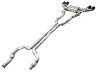 AWE Tuning 2021+ Cadillac CT4-V Blackwing SwitchPath Exhaust - Diamond Black Tips