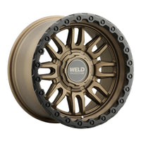 Weld Off-Road Swift 17x9in - 8x180 BP - ET-12 - 124.3mm CB - Satin Bronze Wheel & Black Ring