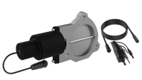 QTP 3.5in Bolt-On QTEC Electric Cutout Valve - Single