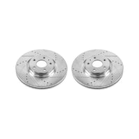 Power Stop 13-19 Ford Fusion Front Evolution Drilled & Slotted Rotors - Pair