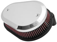 K&N Intake System for Harley-Davidson - Color (Red) - Style (Triangle) - Size (6-8)