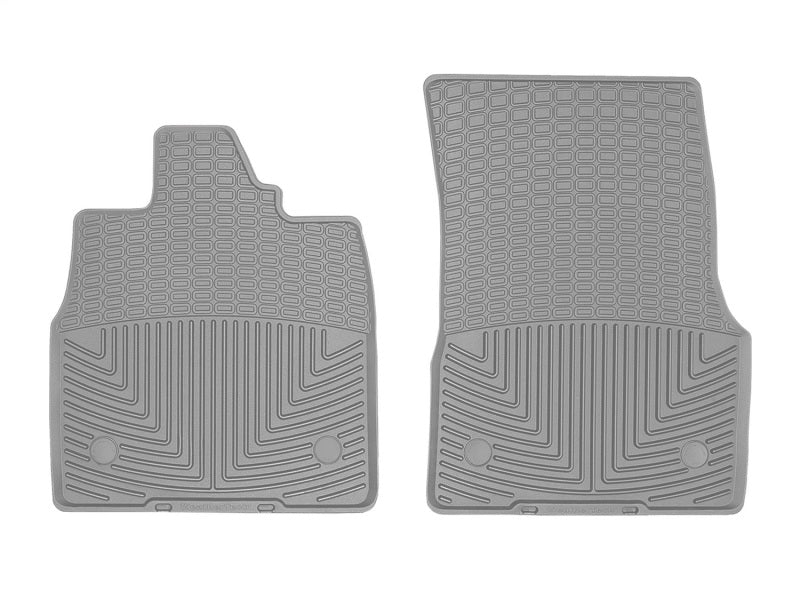 WeatherTech 2020+ Chevrolet Corvette Front Rubber Mats - Grey