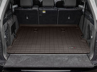 WeatherTech 2017+ Land Rover Discovery Cargo Liners - Cocoa (w/ 4 Zone Climate Control)