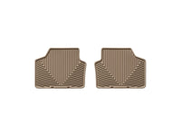 WeatherTech 06-12 BMW 3-Series Rear Rubber Mats - Tan