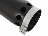 aFe MACHForce XP Cat-Back SS-304 5in Intercooled Exh Tip 5in In x 6in Outx16inL Bolt-On Right Blk