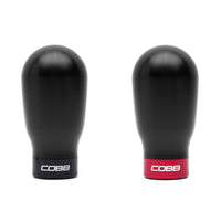 Cobb Mazda 6-Speed Tall Weighted COBB Shift Knob - Black (Incl. Both Red + Blk Collars)