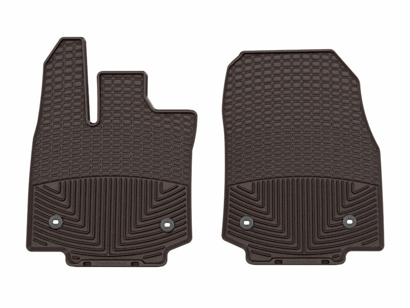 WeatherTech 2026 Lexus RX 1st Row Front All-Weather Floor Mats - Cocoa