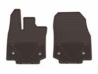 WeatherTech 2026 Lexus RX 1st Row Front All-Weather Floor Mats - Cocoa