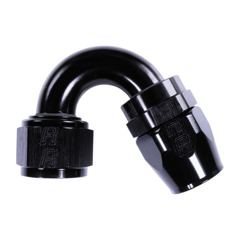Russell 12AN ProClassic 150 Degree Hose End - Black