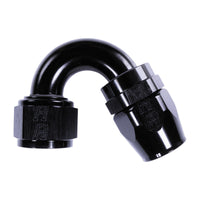 Russell 12AN ProClassic 150 Degree Hose End - Black