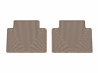 WeatherTech 24-26 Hyundai Santa Fe 2nd Row Rear All-Weather Floor Mats - Black