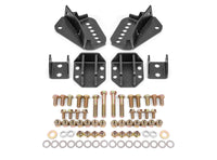 BMR 64-72 GM A-Body Coilover Conversion Kit Rear Adjust Shock Mt w/o CAB - Black Hammertone