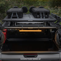 Go Rhino Xplor Flash Series Single Multi Function LED Light Bar (Track Mount) 10in. - Blk