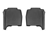 WeatherTech 14-16 Land Rover-Range Rover Rear FloorLiner - Black Long Wheelbase w/ 2nd Row Console