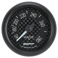 Autometer GT Series 52mm Mechanical 140-280 Deg F Water Temperature Gauge