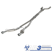 QTP 2010-2013 Chevrolet Camaro SS 6.2L QTP AR3 Cat Back