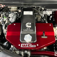 Wehrli 10-24 Cummins Fabricated Aluminum Engine Cover - Sparkle Copper